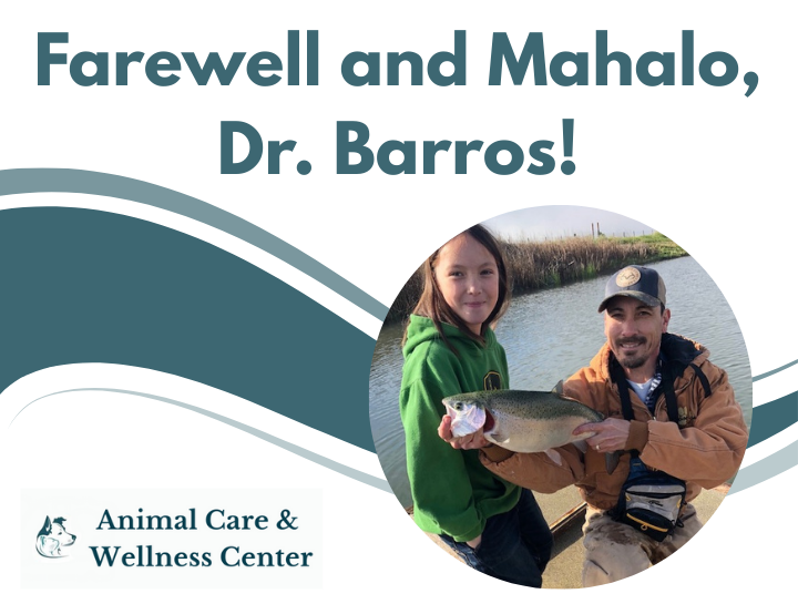 Farewell Dr. Barros!